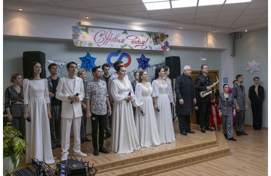 Концерт в пенсионном фонде